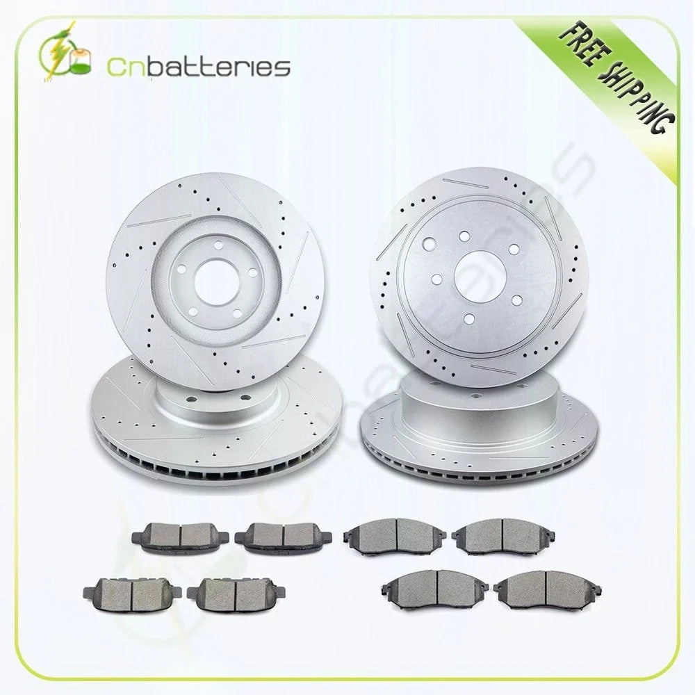 Brake Rotors and Pads Kit for Nissan Murano (2012–2014)