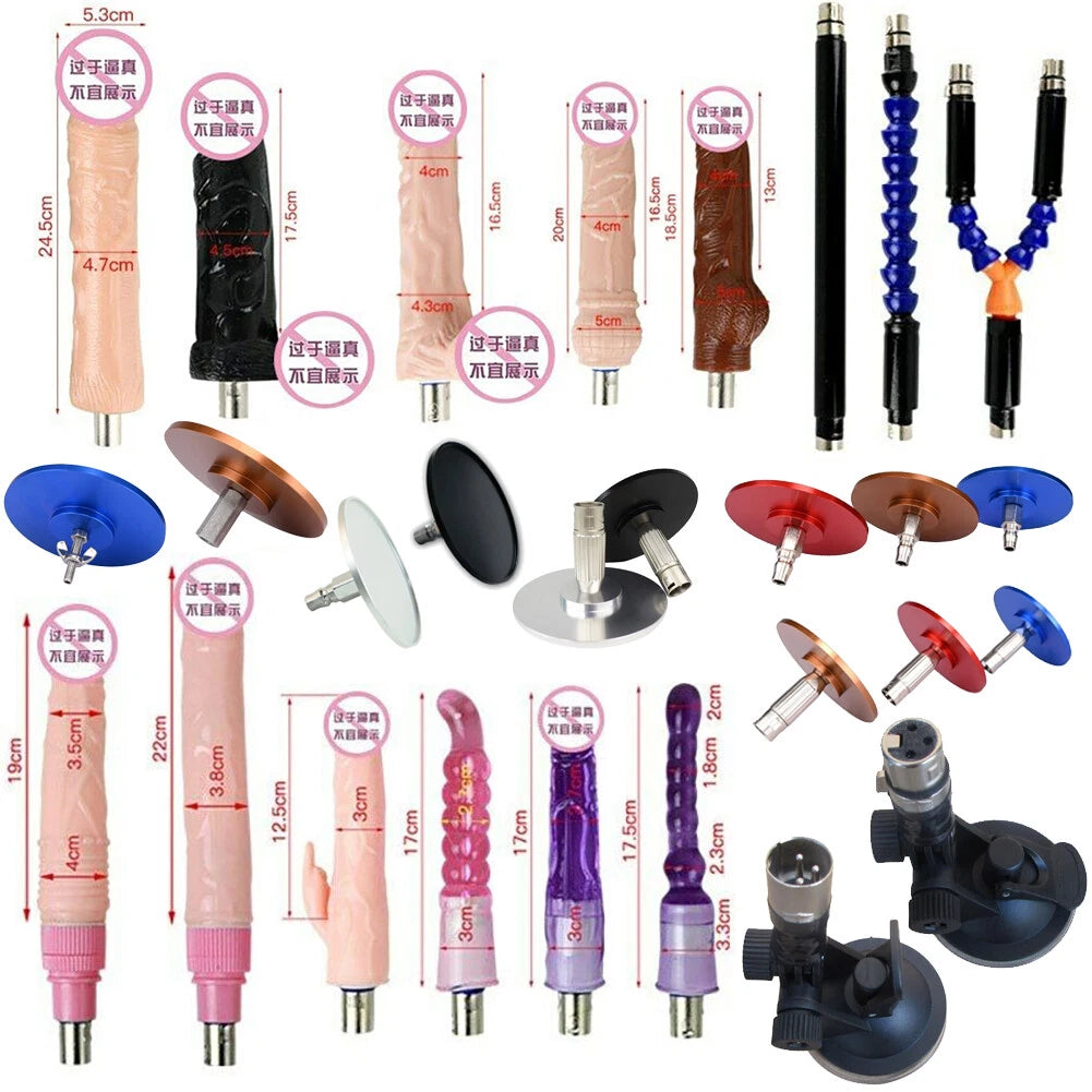 3XLR Attachment for Lot Types Traditional Sex Machine A2/F2