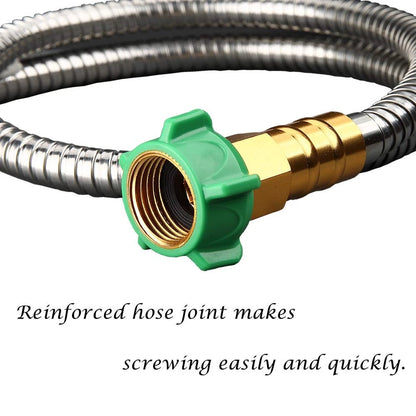 304 Stainless Steel Garden Hose for Beaulife (1 Foot, Silver)