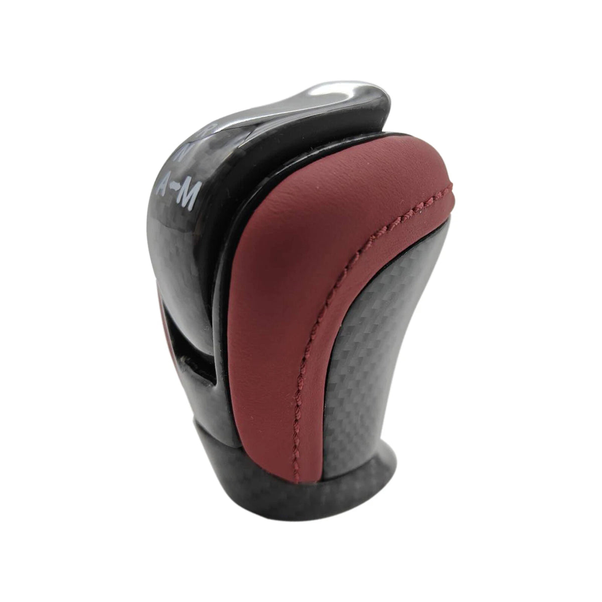 Red Leather Carbon Fiber Shift Knob for Nissan GTR R35 (2009–2021) 34910-80B0A