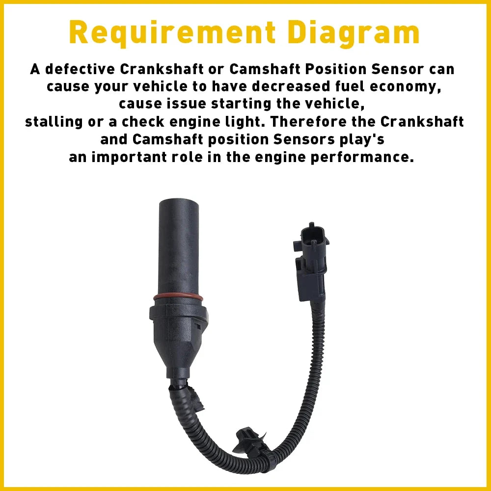 Crankshaft Position Sensor for Hyundai Veloster, Soul, Elantra, Accent (2011–2018)