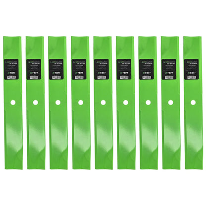 9-Pack LawnRAZOR Mower Blades for Gravely Pro-Master 152Z 152i (03253800, AM104490, 038-3000-00, 050621)