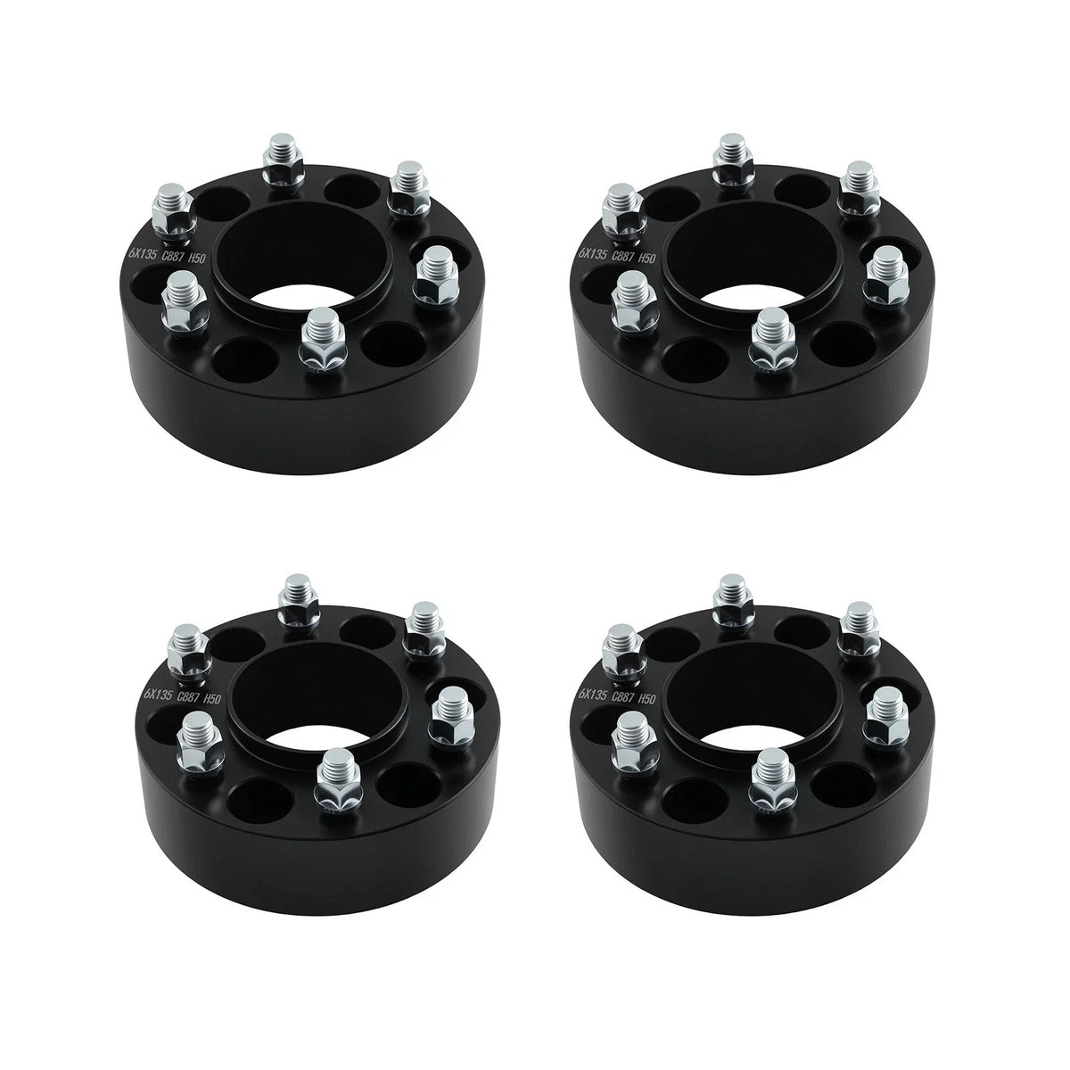Set of 4 Wheel Spacers 50mm for Ford Expedition Lincoln Navigator 2003–2014 6x135
