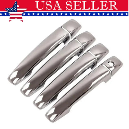 Chrome Side Smart Keyless Door Handle Covers for Subaru WRX STI (2015–2020)