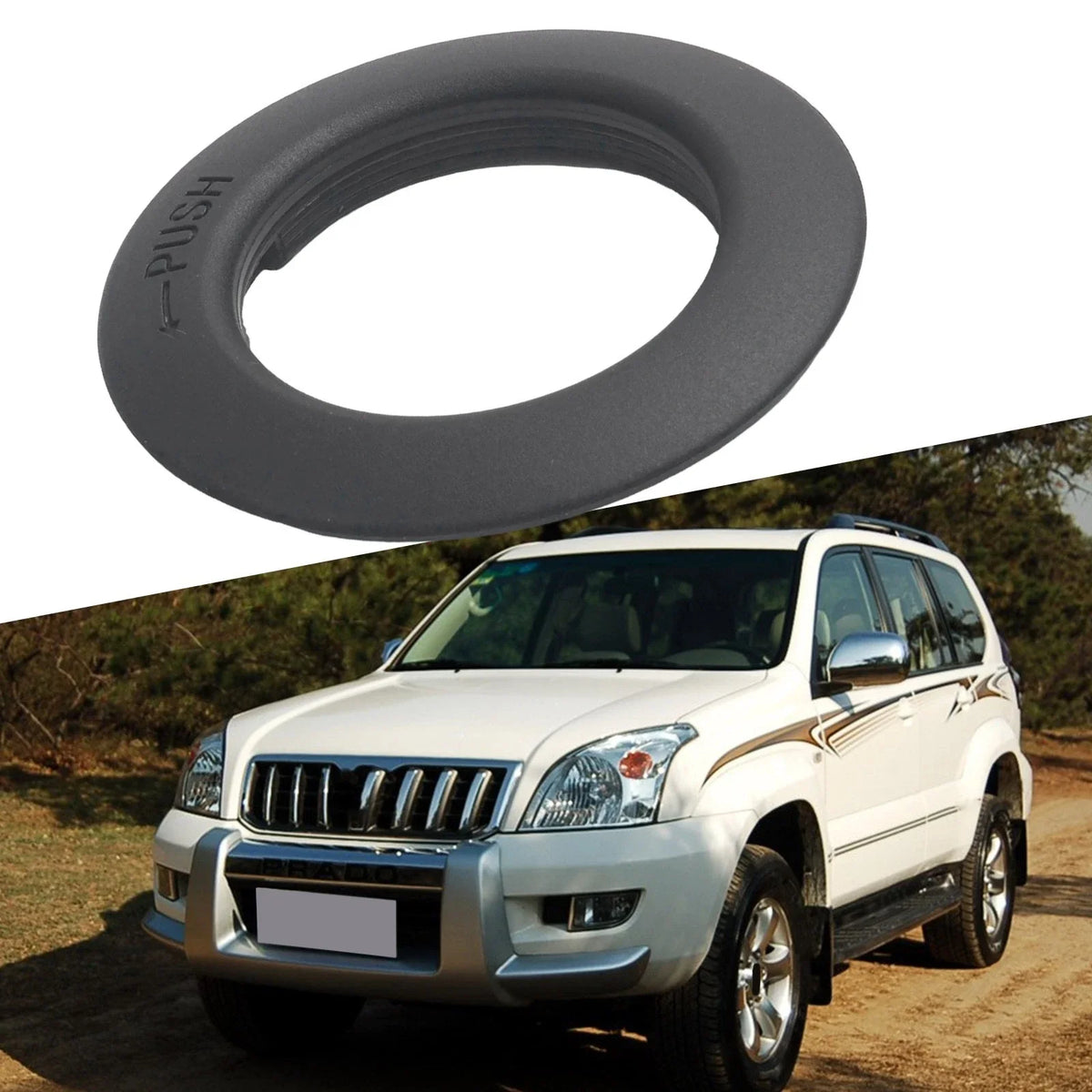 Ignition Switch Key Hole Trim Ring Cover for Toyota Land Cruiser LC100 (1998–2007)