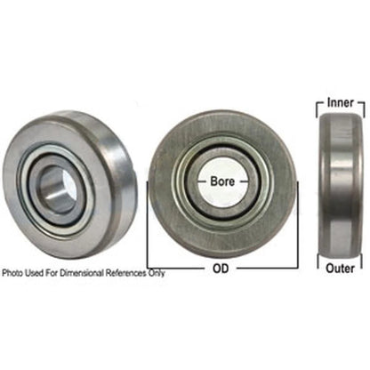 Cylindrical Round Bore Ball Bearing for Woods (Fits )