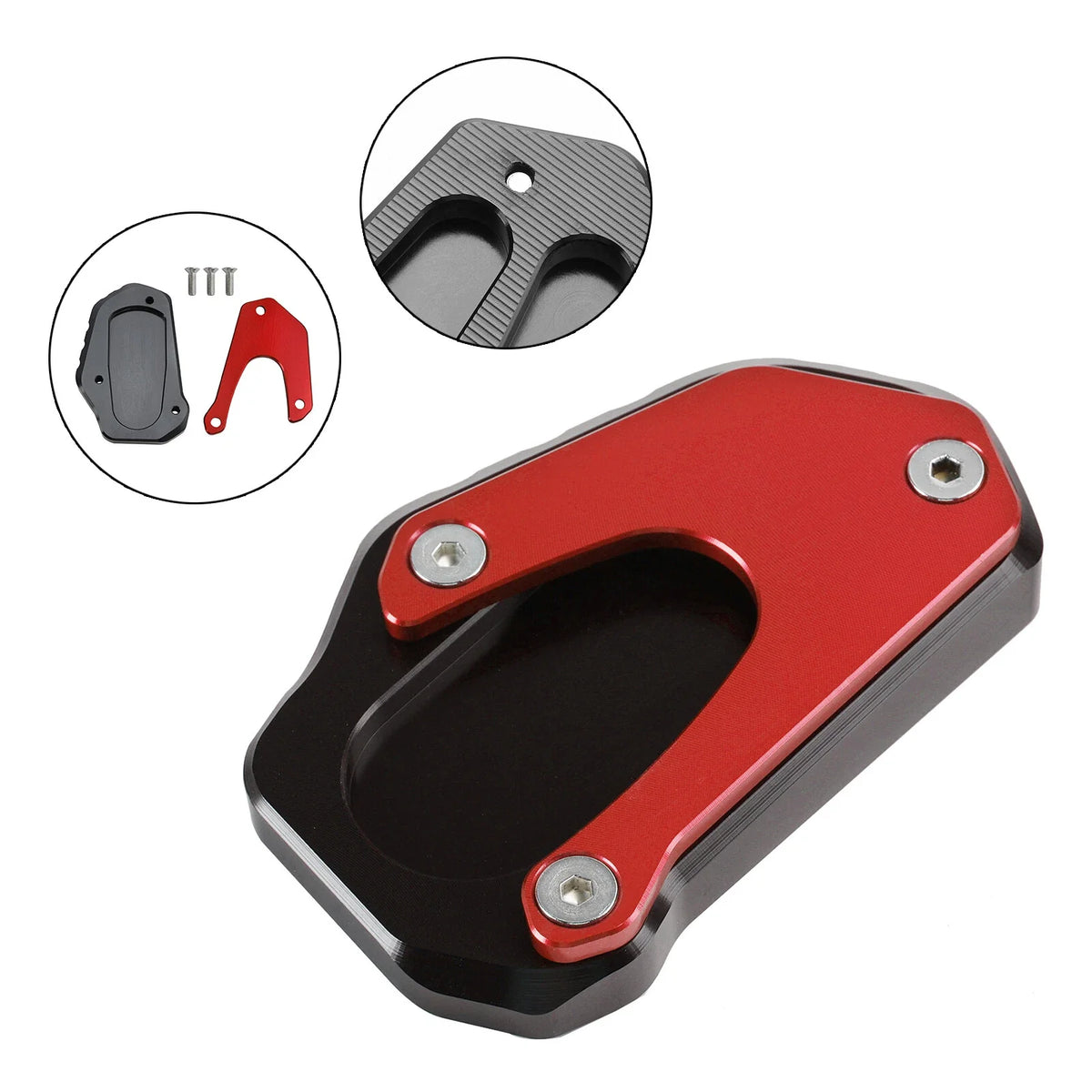 Kickstand Enlarged Plate Pad for Suzuki V-Strom DL1050XT (2017–2023)