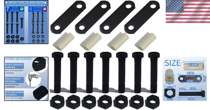 Trailer Axle Shackle Kit for Repairs (Includes 7 Nuts & Bolts)