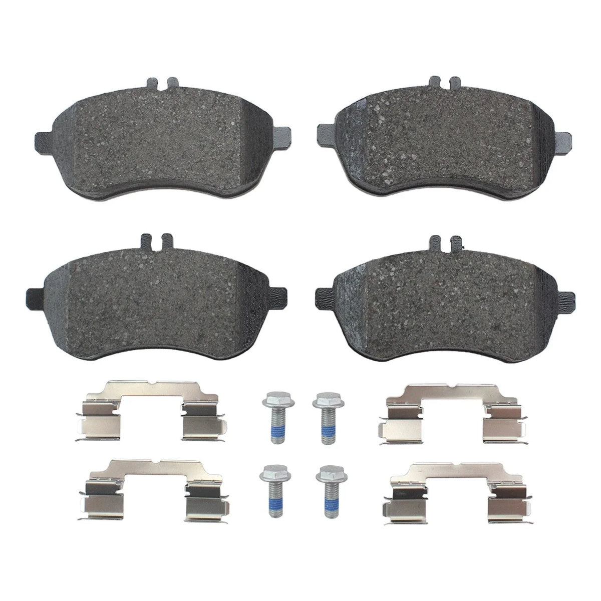 Set of 4 Low-Met Disc Brake Pads for Mercedes R172 W204 (2011–2015)