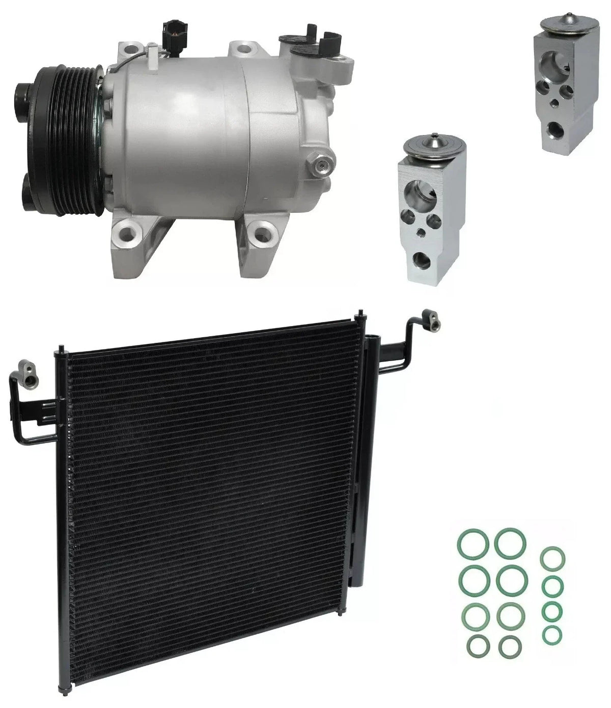 A C Compressor Kit With Condenser for Infiniti QX56 5.6L (2004–2005)