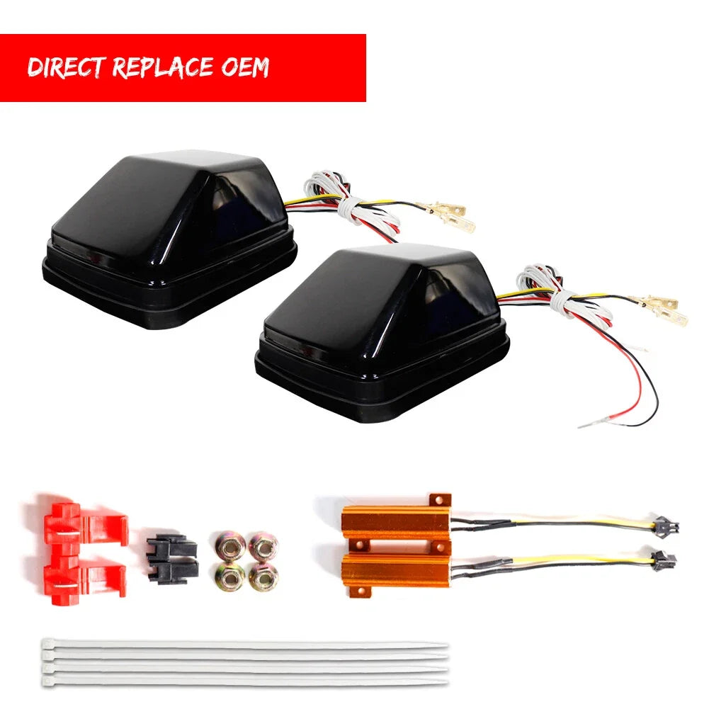 Smoked LED Turn Signal Parking Light for Mercedes W463 G55 G550 G500 G63 (1990–2018)