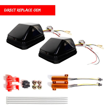 Smoked LED Turn Signal Parking Light for Mercedes W463 G55 G550 G500 G63 (1990–2018)