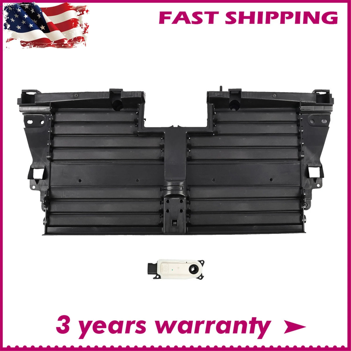 Front Upper Active Shutter Grille with Motor for Jeep Grand Cherokee (2021–2025) - 68508765AB