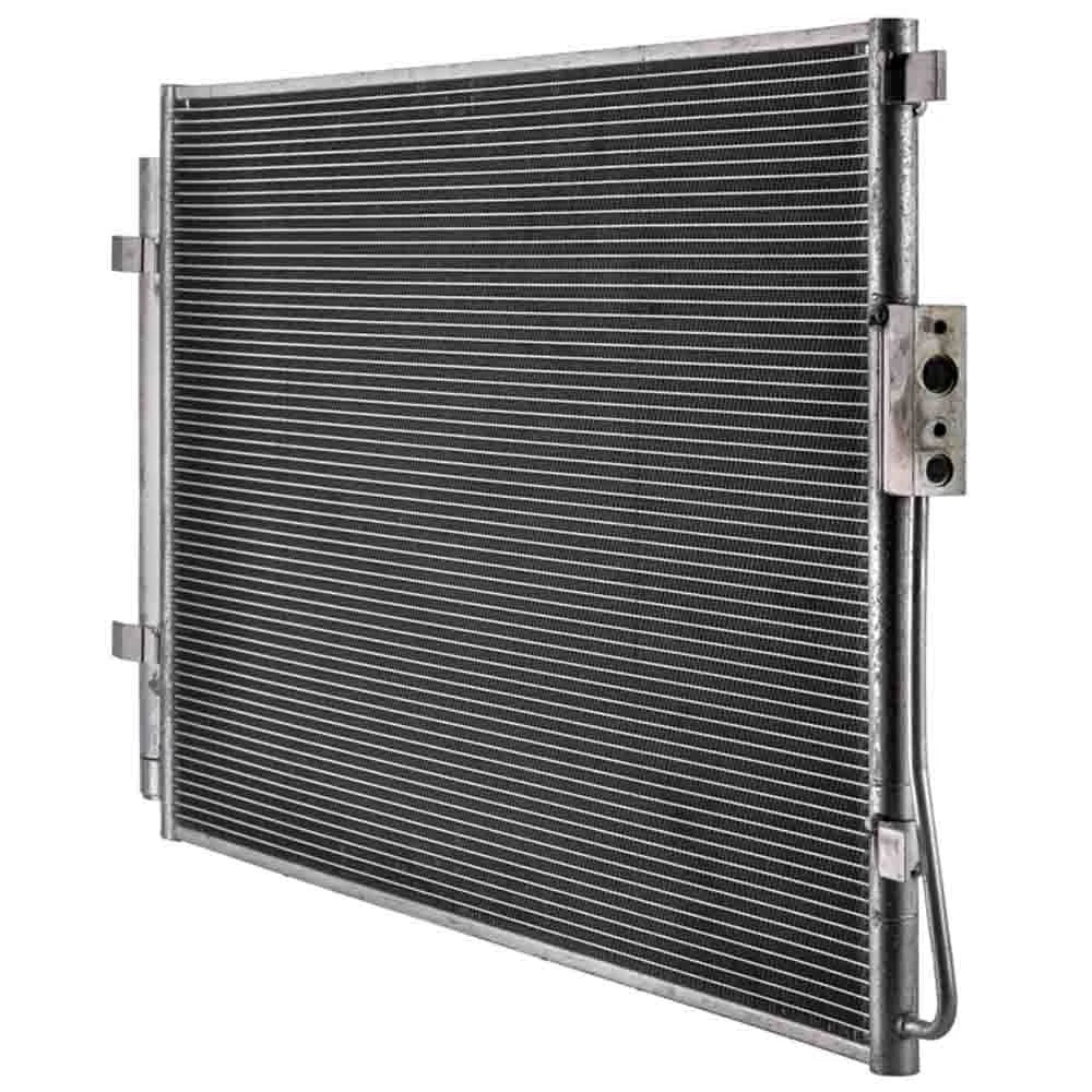 A/C Condenser w/ Drier for Hyundai Santa Fe (2016–2017) 60-65990ND, 10718, 16065990-101