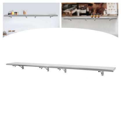 Folding Shelf for Food Truck Trailer (1996–2012) 12" Stainless Steel