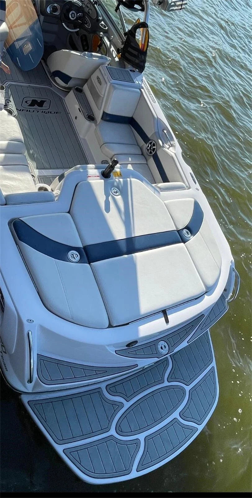 EVA Foam Teak Flooring for Nautique Correct Craft 210 Super Sport (1996)