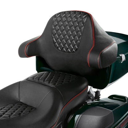 Backrest Pad for Harley Tour Touring Tri Electra Road Glide (2014–2025)