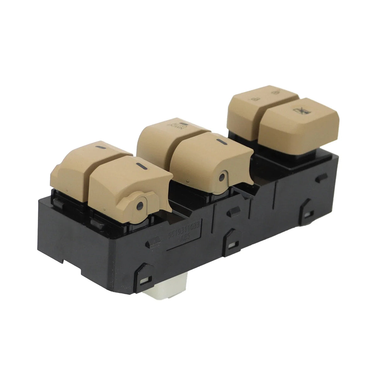 Front Left Power Window Switch Beige for Hyundai Elantra (2011–2015) 93570-3X000