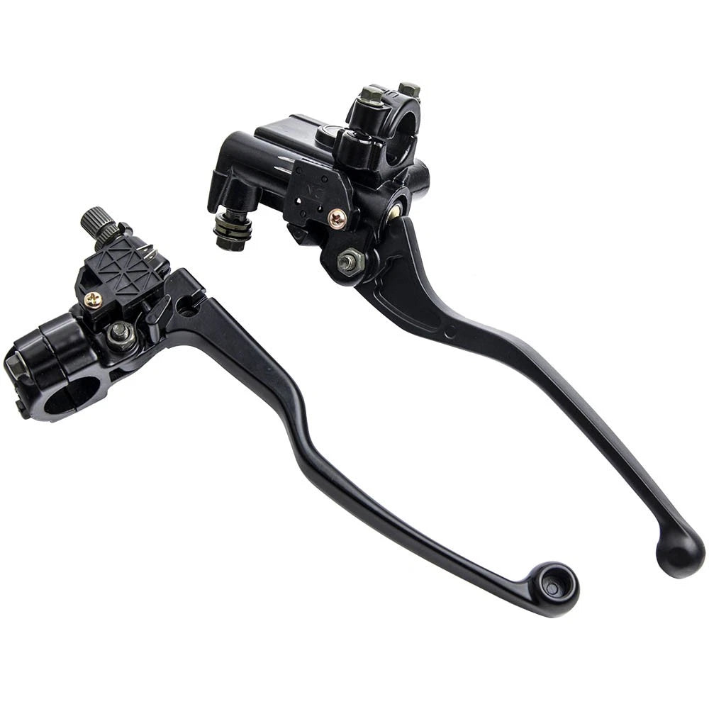 Set of 2 Brake Clutch Lever Master Cylinder for Yamaha Honda 22mm (0NTIYQ)