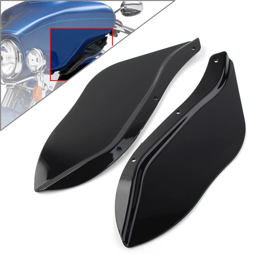 1 Pair Fairing Windshield Air Deflector for Harley Street Electra Glide (1996–2013)