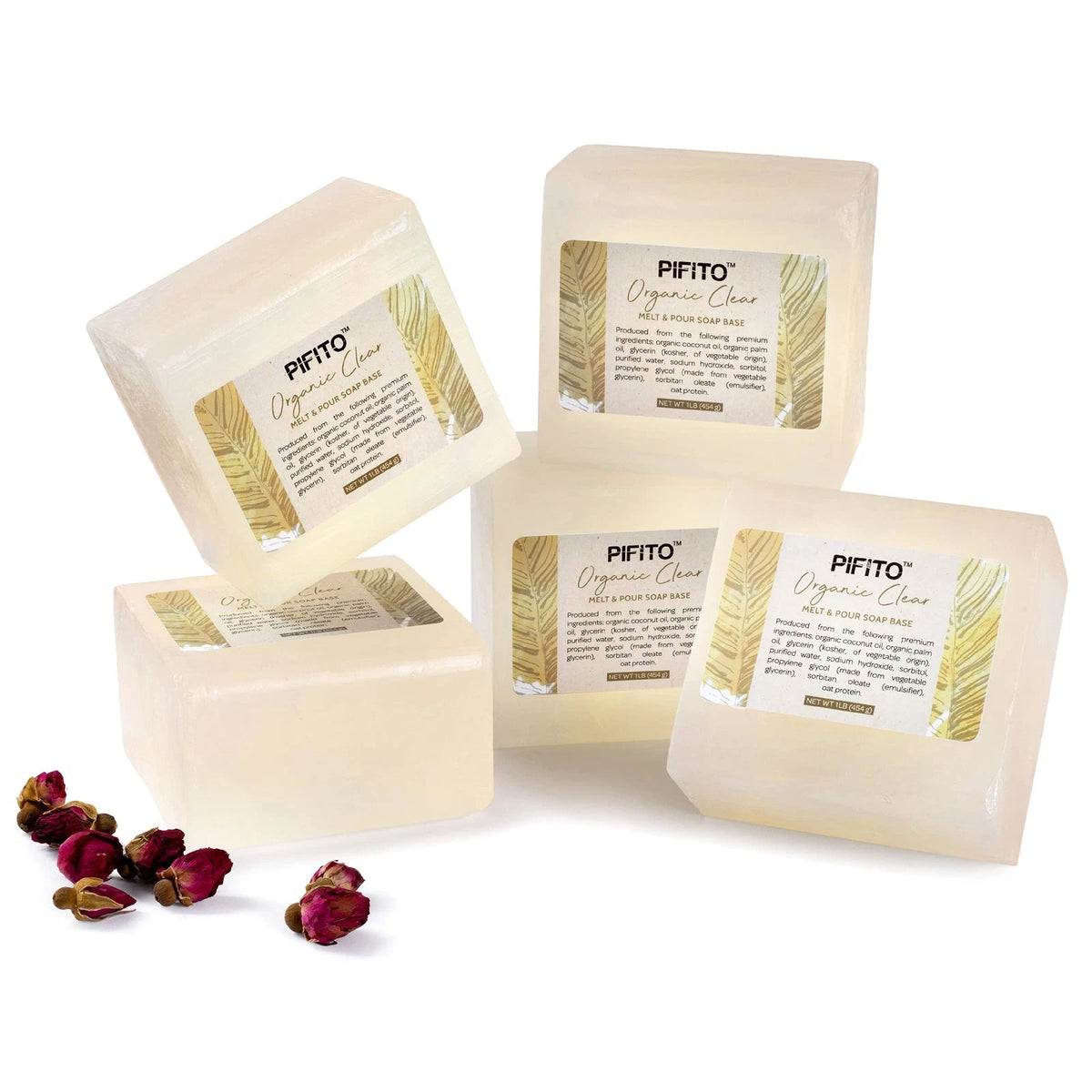 5 lb Organic Clear Melt and Pour Soap Base for Crafting