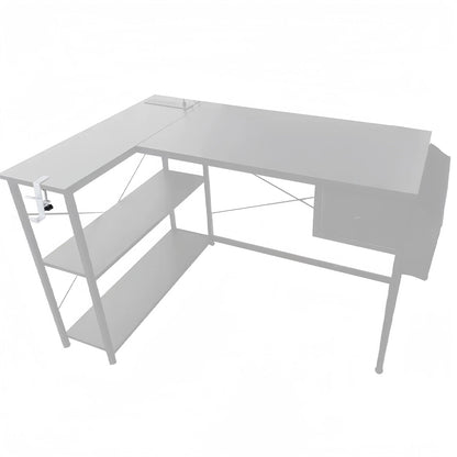 Adjustable Hook for L Shaped Gaming Desk (Onesize) - White