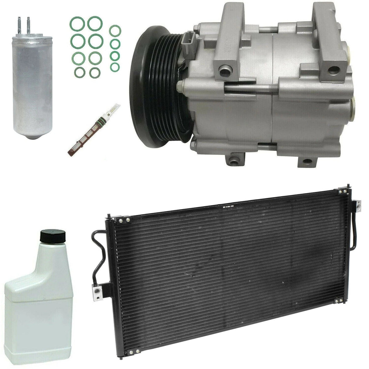 AC Compressor Kit With Condenser for Toyota Hilux (2011–2015)