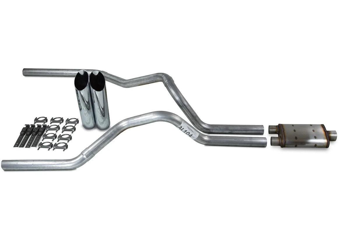 2.5" Dual Exhaust Kit for Chevy GMC 1500 Truck (2007–2014) Magnaflow XL Tips