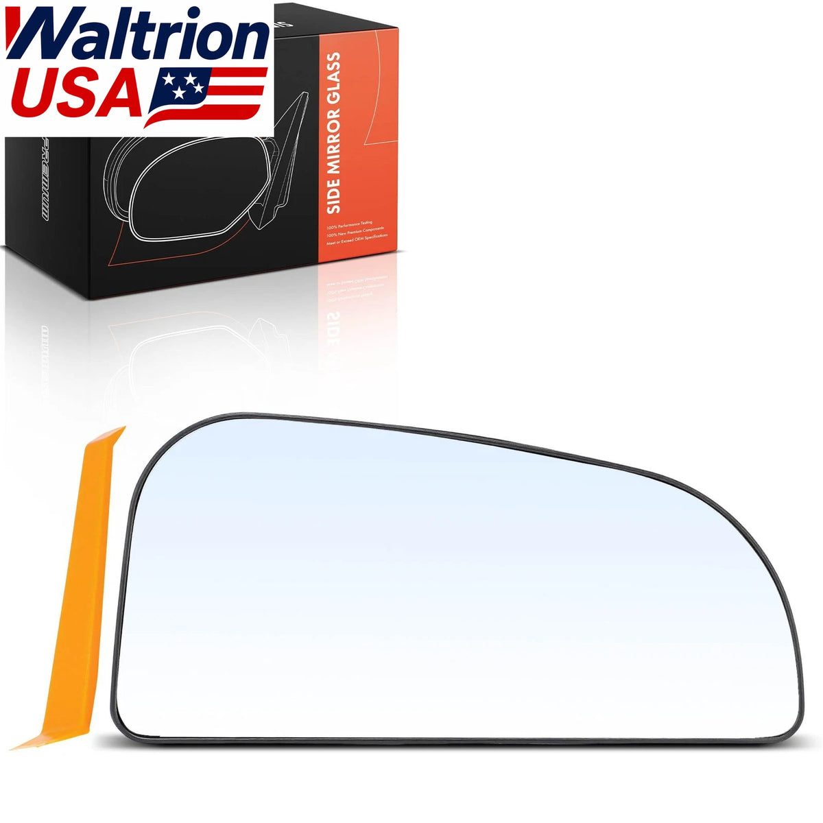 Left Driver Side Lower Towing Mirror Glass for Dodge Ram 1500 2500 3500