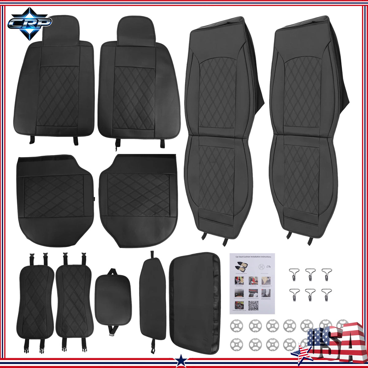 Full Set Front Rear Cushion Protectors Pads for 2007-2021 Chevy Silverado
