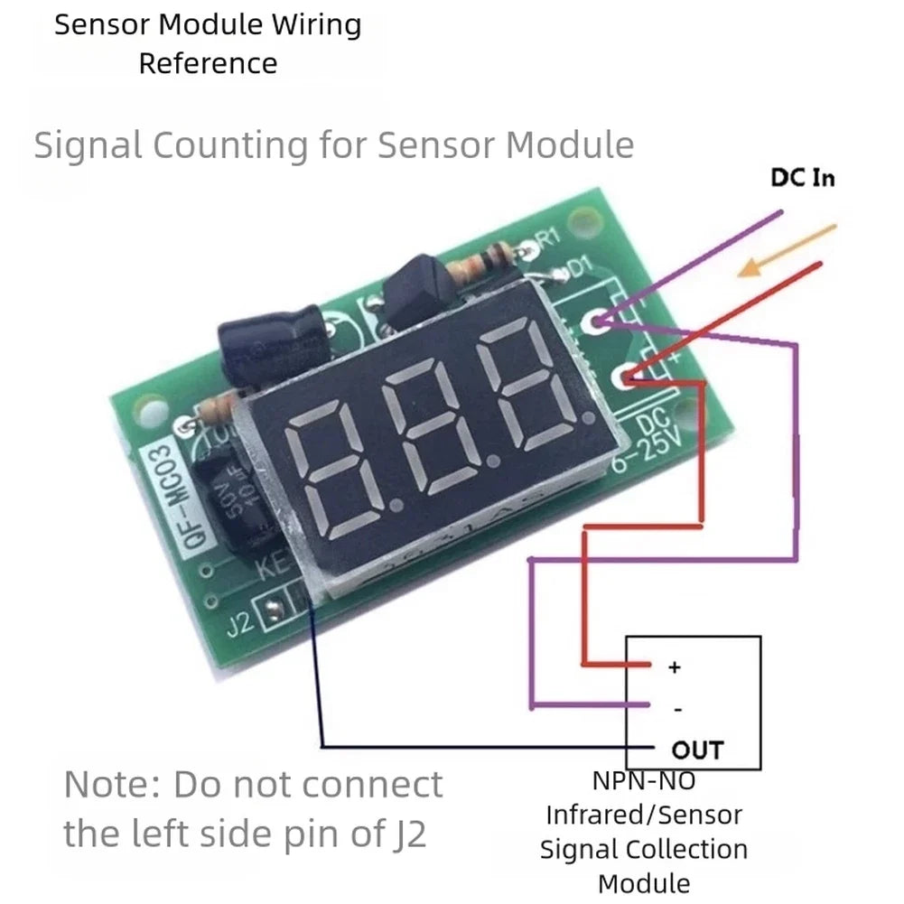 Power On Times Counter for Electronic Equipment (3 Digit Display)