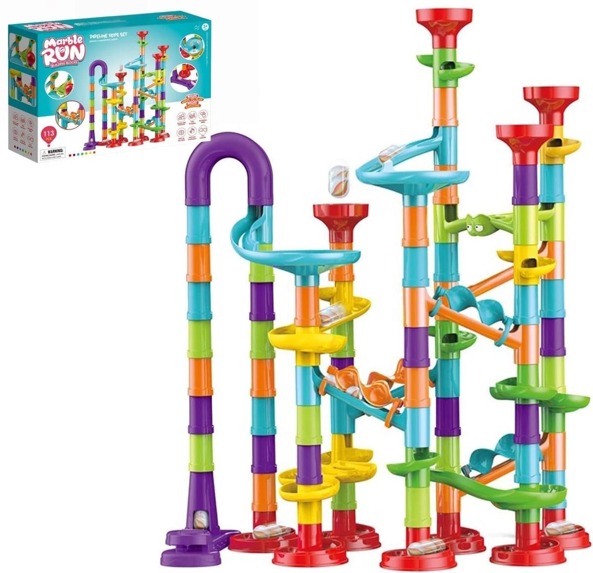 Marble Run Maze Game Kit for Kids Ages 4-8