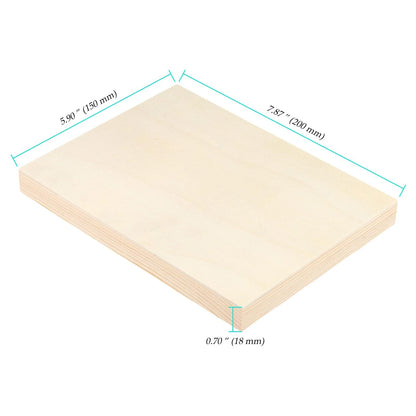 20X Wood Panel Boards for Crafting (5.9 x 7.8 x 0.8 inch)