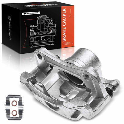 Front Left Brake Caliper w/ Bracket for Elantra GT Veloster Kia Forte (581802VA10, 58180A5A00, 58180A5A30, 58180A7A00, 58180A7A01, 19-B6790, RC12733C)