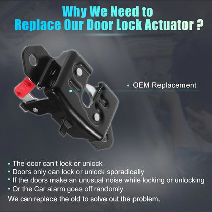 Rear Liftgate Door Lock Actuator Motor for Nissan Titan (2004–2012) No. 90500ZJ00A
