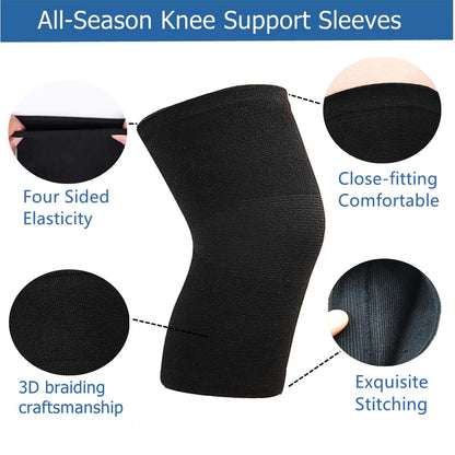 2X Knee Brace for Large Support (Black)