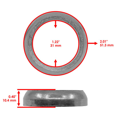 Exhaust Donut Gasket Seal for Arctic Cat ZRt600 ZRt 600 (1996–2002) MG117AA1002