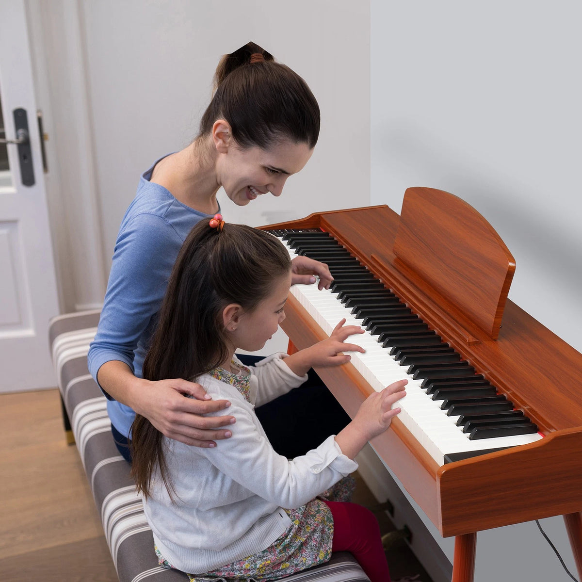 88-Key Digital Piano for Ktaxon Keyboard with Stand, Headphone, Cover