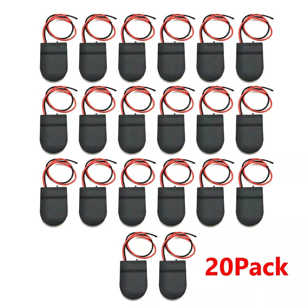 20Pcs CR2032 Button Coin Cell Battery Socket Holder Case Cover