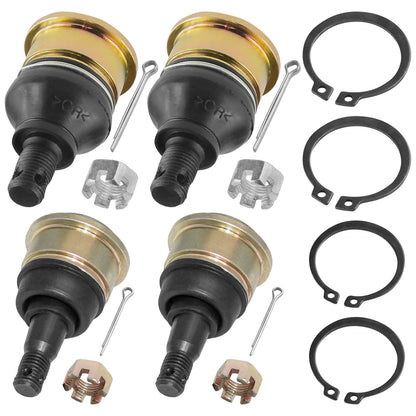 Set of 4 Upper and Lower Ball Joints for Yamaha Grizzly 700 (2007–2012) BJ109 BJ114