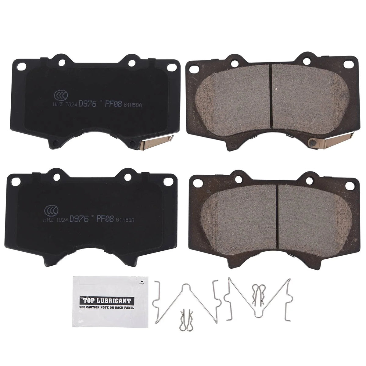 Front Ceramic Brake Pads for Toyota 4Runner FJ Cruiser Sequoia Tacoma (2003–2023)