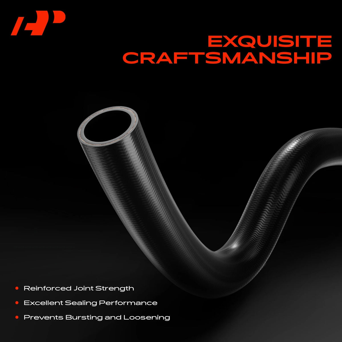 Upper Radiator Hose for BMW 528i 2011–2016 (17127619696, 17128651450)