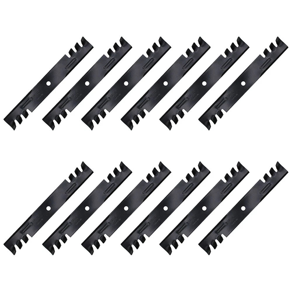 12X Toothed Mower Blades for Scag (Fits 48108)