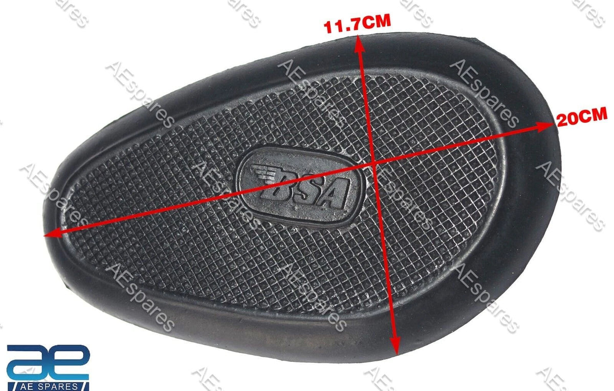 Set of 2 Rubber Grip Knee Pads for BSA A7 A10 B31 B33 C10 C11 C12 M20 M21 M33