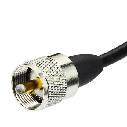 Dual-Band Antenna + Magnetic Mount NMO UHF Set for Car Mobile Radio