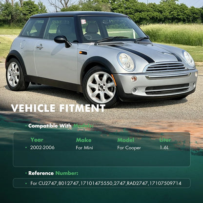 Aluminum Radiator for Mini Cooper (2002–2006)