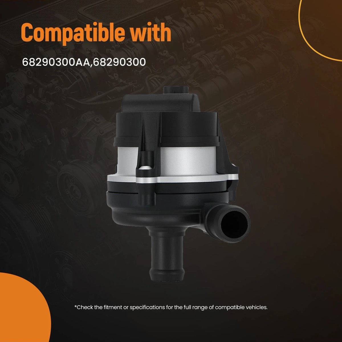 Electric Auxiliary Water Pump for Jeep Wrangler 2.0T (2018–2020) Cooling