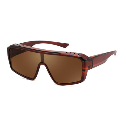 Oversized Square Sunglasses Fit Over Glasses for Men Women