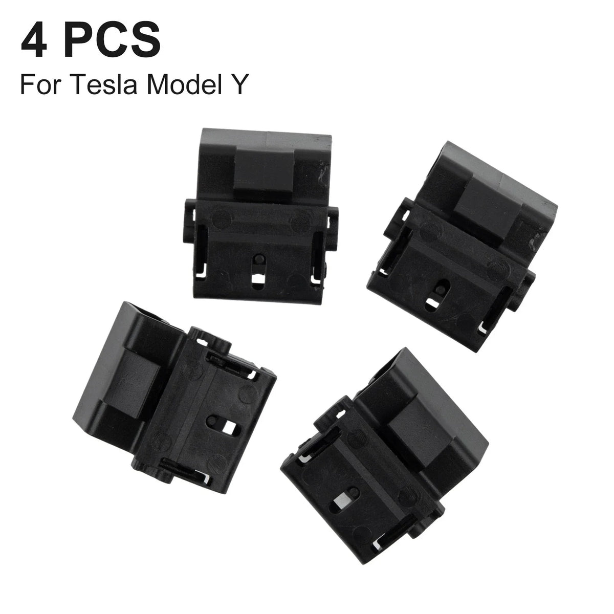 Set of 4 Front Bumper Box Buckle Clips 1472872-00-B for Tesla Model Y (2020–2023)