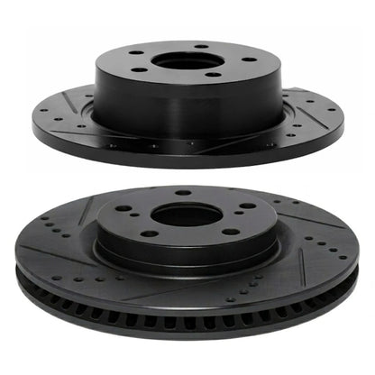 Brake Rotor Set for Acura ILX (2014–2015) ALX-PAU-DF-8004-59003-CLA3, Drilled & Slotted